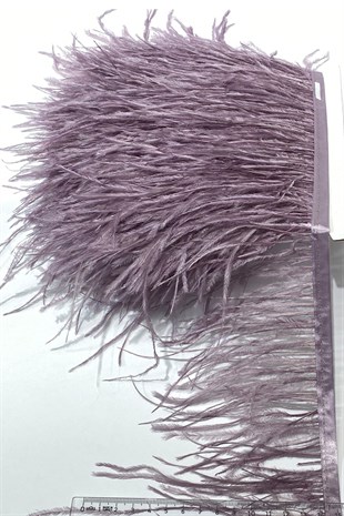 Purple Ostrich Feather 1 mt