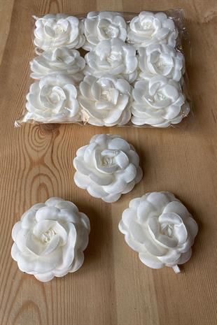 Ecru Bridal Henna Hand Rose 12 Pieces