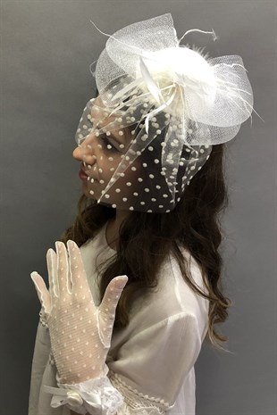 Glove-Voulet-Pencil Fan Earring Set