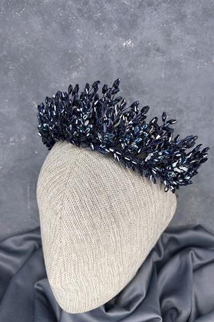 Elisa Design Beaded Bridal Henna Crown Hair Accessory