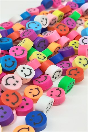 خرز فيمو بزخارف ايموجي