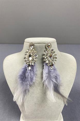 The Most Stylish Feathered Special Invitation Prom Wedding Evening Dress Earrings