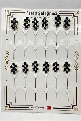 وشاح دبوس رجم كليب 12 قطع