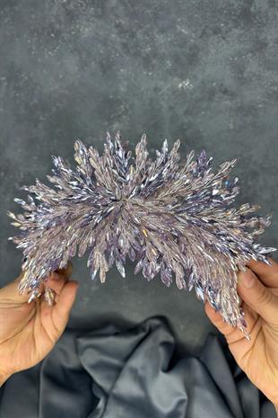 Yoğun İşlemeli Eva Kına Tacı Gelin Saç Aksesuarı