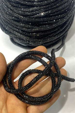 Full Taşlı Boru Şerit Aplik