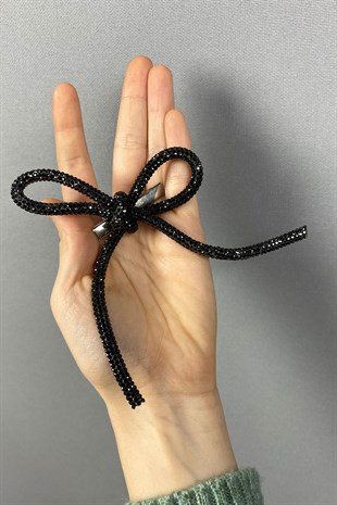 Full Taşlı Tasarım Fiyonk Saç Tokası