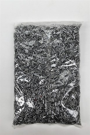 Smoked Color Twisted Pipe Beads 3 mm 500 gr