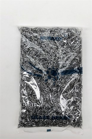 Smoked Color Twisted Pipe Beads 3 mm 500 gr