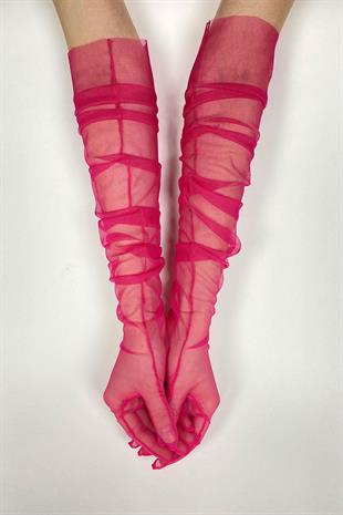 الجملة الفوشيه 10 قطع قفازات الزفاف تول قفازات الزفاف / الزفاف / قفازات الحزب