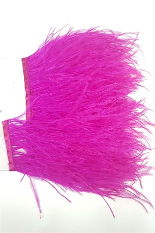 Fuchsia Ostrich Feather 1 mt