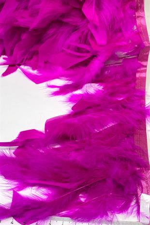 Fuşya Kaz Tüyü Otriş Biyeli Tüy