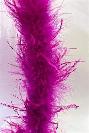 Fuchsia Malibu Ostrich Feather