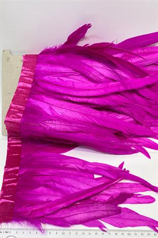 Fuşya Uzun Şandel Tüyü 