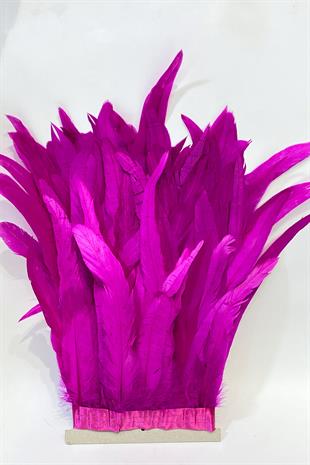 Fuşya Uzun Şandel Tüyü 