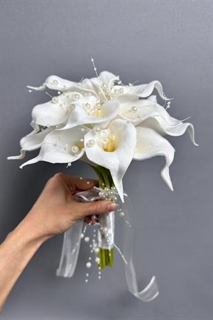 Gelin Buket Çiçeği Ve Nikah Aksesuarı Seti