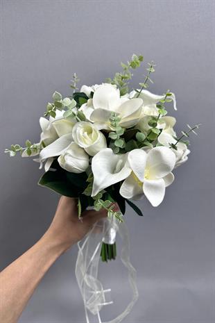 Gelin Buket Çiçeği Ve Nikah Set Aksesuaları