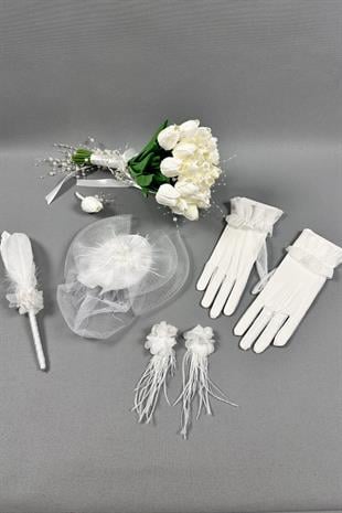 Gelin Çiçeği Ve Nikah Set Aksesuaları