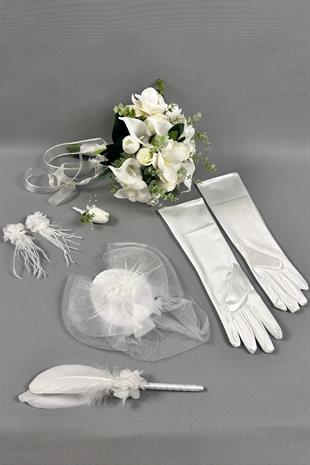 Gelin Çiçeği Ve Nikah Set Aksesuaları