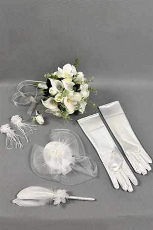 Gelin Çiçeği Ve Nikah Set Aksesuaları