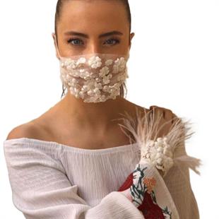 الجملة قناع الزفاف وسوار الريشة