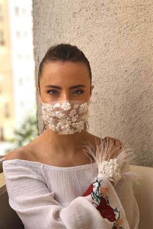 الجملة قناع الزفاف وسوار الريشة