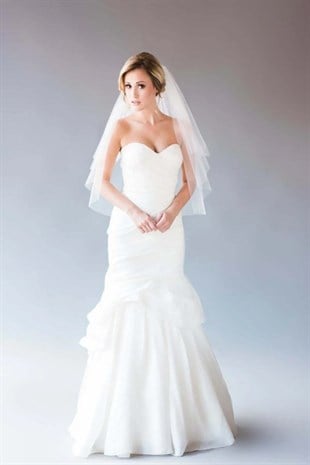 Gelin Özel Tasarım Gelin Duvağı 2 Kat