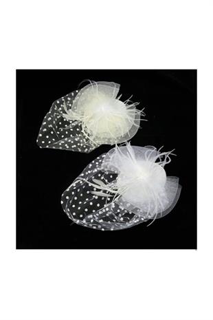 GELİN VUALET NİKAH ŞAPKASI SAÇ AKSESUARI