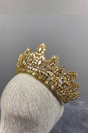 Godiva High Stone Bridal Henna Crown