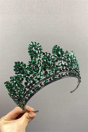 Godiva High Stone Bridal Henna Crown