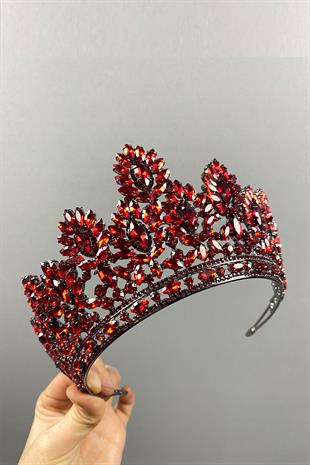 Godiva High Stone Bridal Henna Crown