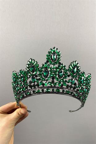 Godiva High Stone Bridal Henna Crown