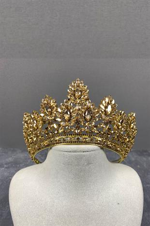 Godiva High Stone Bridal Henna Crown