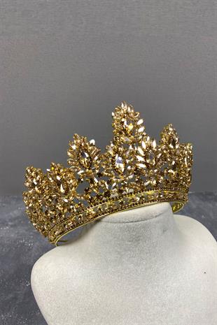 Godiva High Stone Bridal Henna Crown