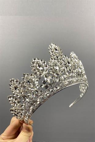 Godiva High Stone Bridal Crown