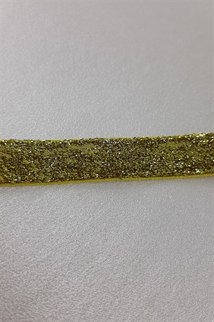 Gold Color Silvery Velvet Ribbon 2 cm