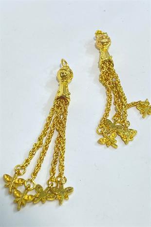 سلسلة ذهبية اللون شرابة سبحة صلاة تقليد