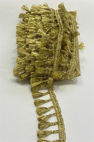 Gold Glitter Fringe Tassel Ribbon