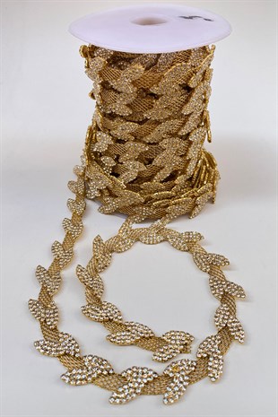  الشريط ورقة قش حجر الذهب