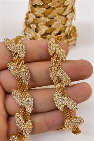  الشريط ورقة قش حجر الذهب