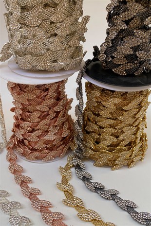  الشريط ورقة قش حجر الذهب