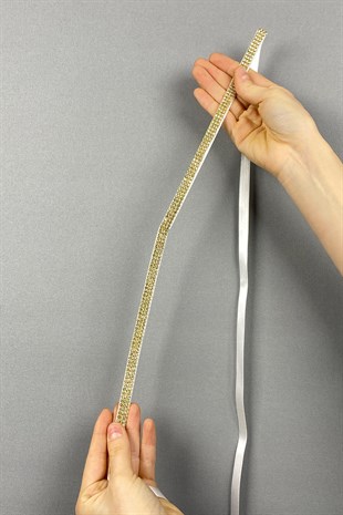 Gold Taşlı Özel Tasarım Bel Kemeri 