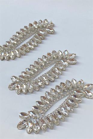 Göz Deseli Taşlı Ütüyle Yapışan Parlak Taşlı Aplik