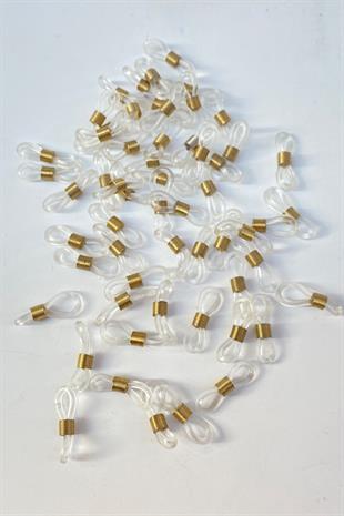 مشبك حزام مطاط للنظارات الطبية 50 قطعة