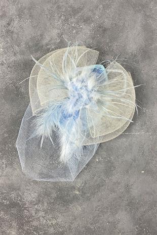 Greek Tulle Voile Wedding Hat And Party Hat