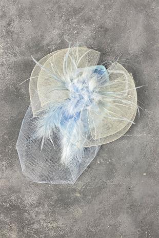 الجملة اليونانية تول قبعة الزفاف Voilet وقبعة الحزب