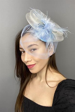 الجملة اليونانية تول قبعة الزفاف Voilet وقبعة الحزب