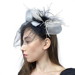 الجملة قبعة الزفاف الفوال تول اليونانية والإكسسوارات الشعر