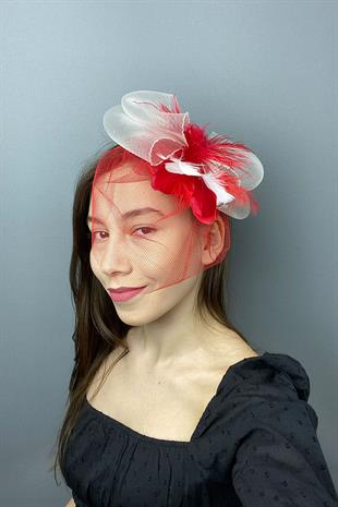 Greek Tulle Voile Wedding And Party Hat Hair Accessory