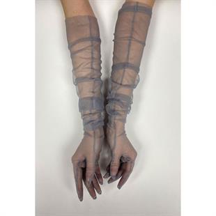 الجملة رمادي 10 قطعة قفازات الزفاف تول قفازات الزفاف / الزفاف / قفازات الحزب