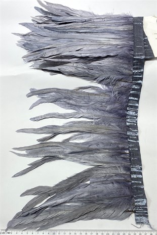 Gri Uzun Şandel Tüyü 1 mt